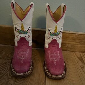 Macie Bean unicorn boots